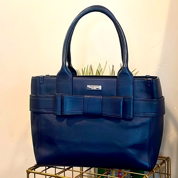 kate spade Handbags - Kate Spade Navy Bow Shoulder Bag